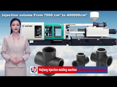 Machine de moulage par injection à faible volume de 530 tonnes / machine de moulage en plastique pour l'installation de tuyaux en PVC