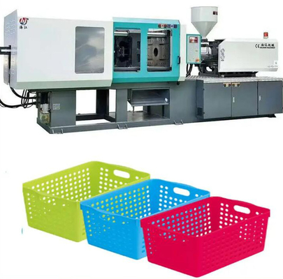 Machine en plastique adaptée aux besoins du client de fabrication de cartons de stockage par injection de machine horizontale de moulage